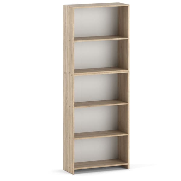 Kontorbogreol Sonoma Eg 70 CM 5 hylder Legetøj Træloft