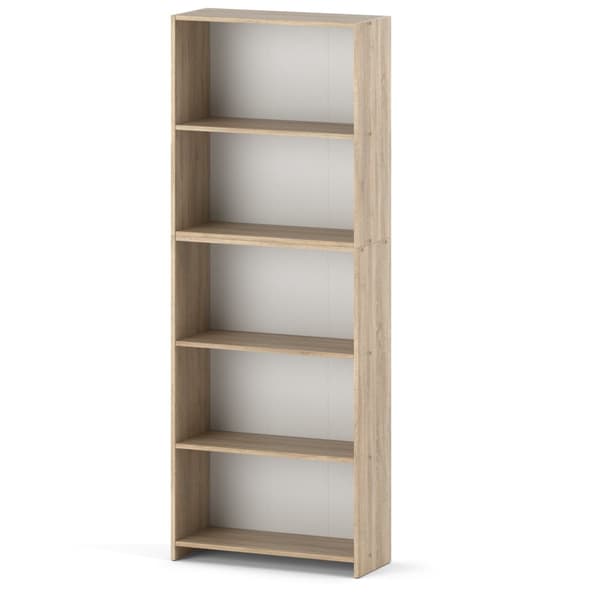 Kontorbogreol Sonoma Eg 70 CM 5 hylder Legetøj Træloft