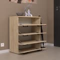 Pikkukuva 7 / 11: KENKÄKAAPPI SONOMA OAK 71x82,9x35 4 HYLLYLTÄ ILMAN ISTUImaa
