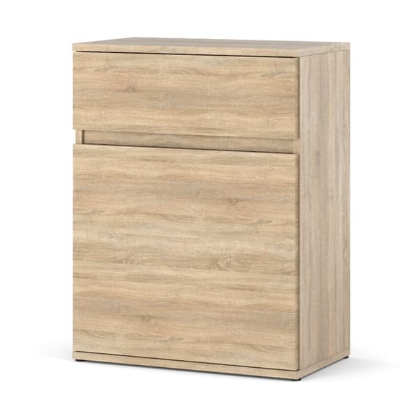 Lipasto Sonoma Oak LAATIKOKAPPIELLA 60cm MODERNI KAHVATON OLOHUONE MAAKUUHUONE