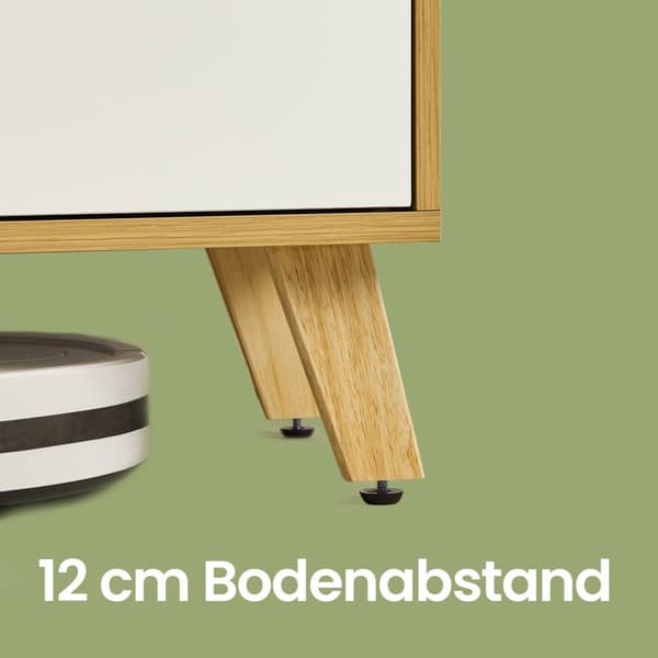 TV-möbler 140 cm-kabinett med 2 dörrar, modern design