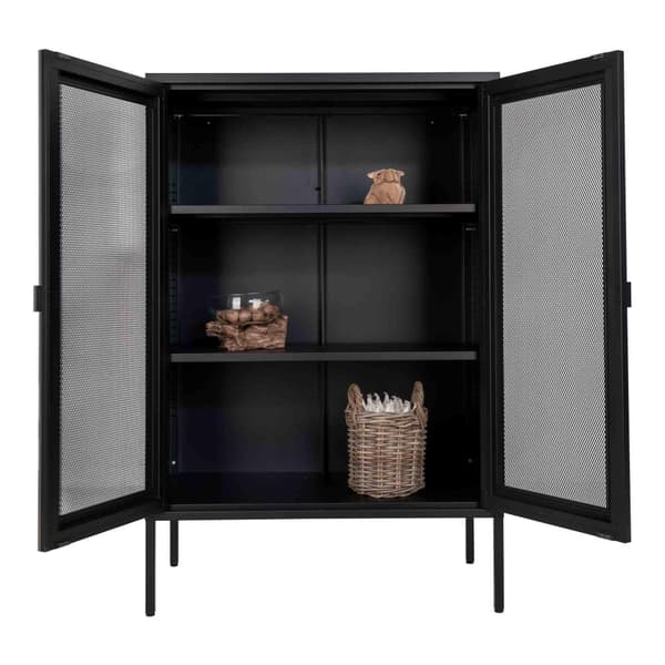 Skåp, Melbourne Display, 80x40x120 cm, Svart