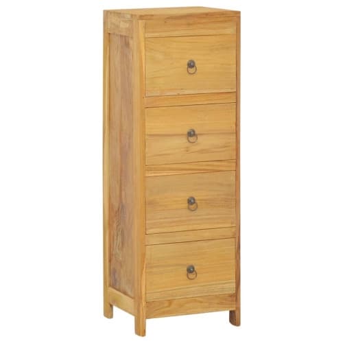 Byrå 30x30x90 cm massiv teak