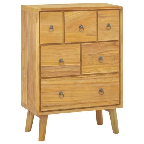 Byrå 56x30x80 cm massiv teak