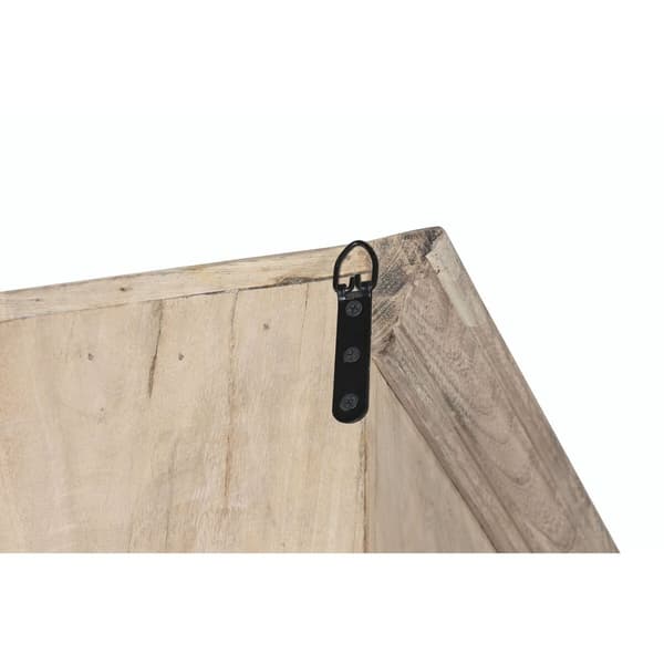 Visningsställ Home ESPRIT Naturell Teak Mangoträ 266 x 46 x 251 cm