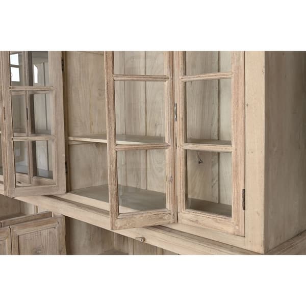 Visningsställ Home ESPRIT Naturell Teak Mangoträ 266 x 46 x 251 cm