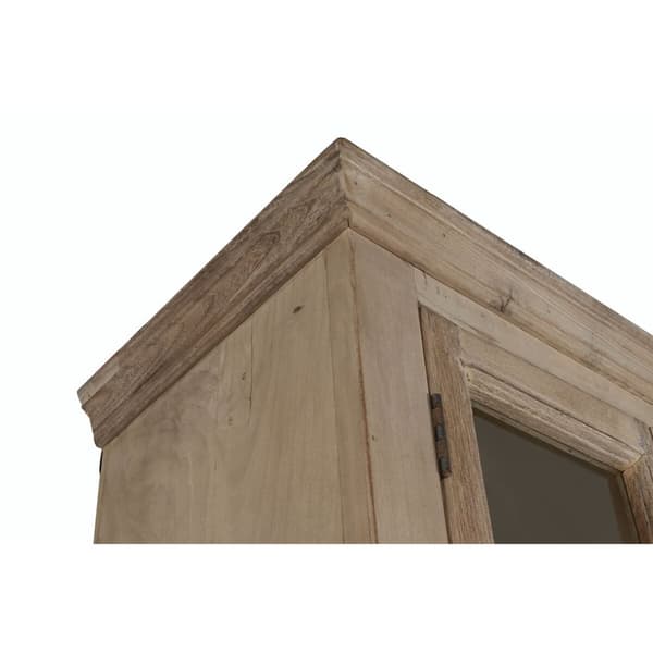 Visningsställ Home ESPRIT Naturell Teak Mangoträ 266 x 46 x 251 cm