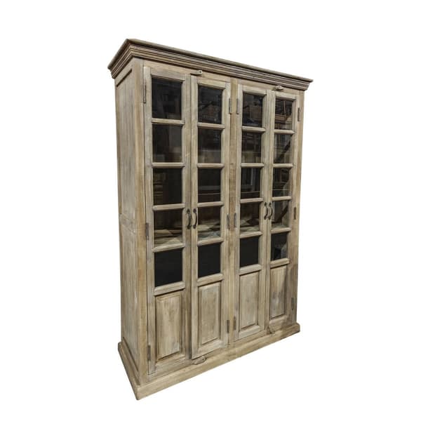 Display Stand Home ESPRIT Hvid Mangotræ 135 x 50 x 210 cm