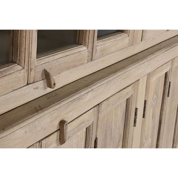 Display Stand Home ESPRIT Natur Teak Mangotræ 266 x 46 x 251 cm