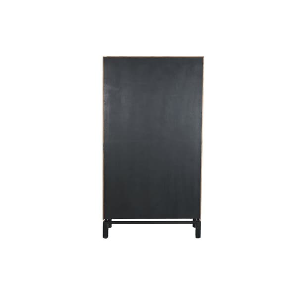 Display Stand Home ESPRIT Brun Sort Teak Akacie 100 x 40 x 185 cm