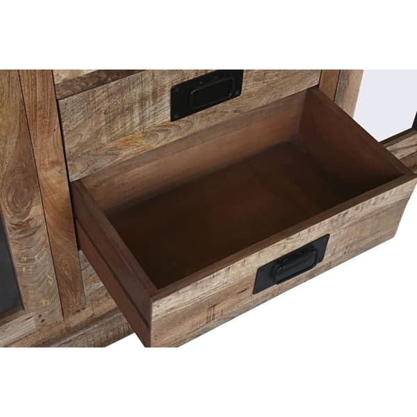 Display Stand Home ESPRIT Brun Krystal Mangotræ 165 x 45 x 210 cm