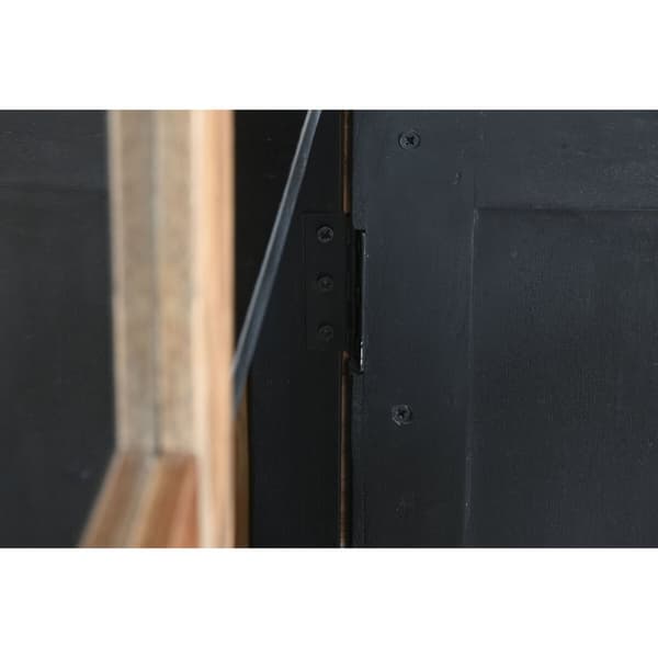 Skjermstativ Home ESPRIT Brun Svart Teak Akasia 100 x 40 x 185 cm