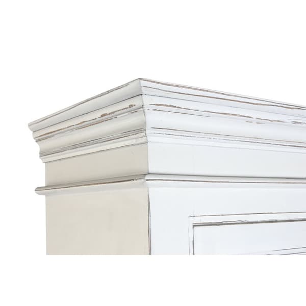 Skjermstativ Home ESPRIT Hvit Krystall Treverk av mangotre 170 x 45 x 200 cm