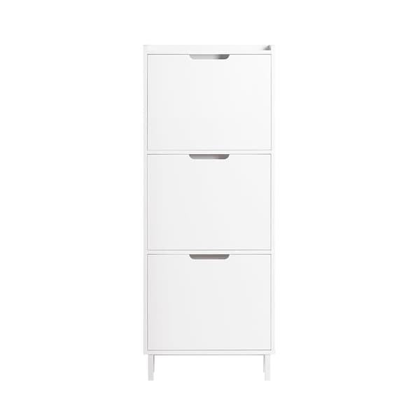 Sko Skab, FSR151-H-W, 19x129x50 cm, Hvid