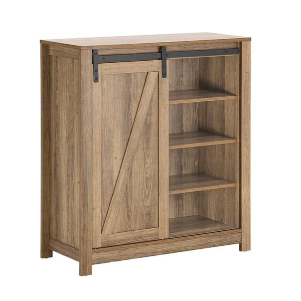 Åbent Skab, FSB59-BR, 80x35x91 cm, Sort