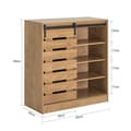 Miniatyrbillede 3 af 5: Opbevaringsskab, FSB65-N, 35x89x80 cm, Brun