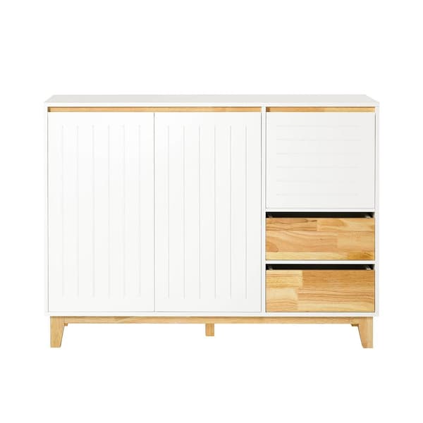Visningsskåp, FSB75-WN, 120x40x90 cm, Vit