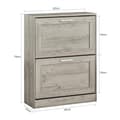 Miniatyrbillede 3 af 5: Skoskab, FSR137-HG, 60x23x79 cm, Brun