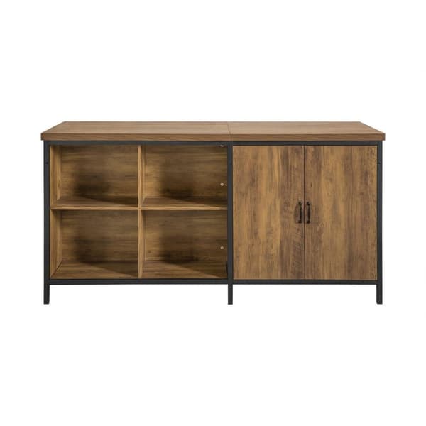 Keittiösaari, KNL01-F, 170x60x89 cm, Musta