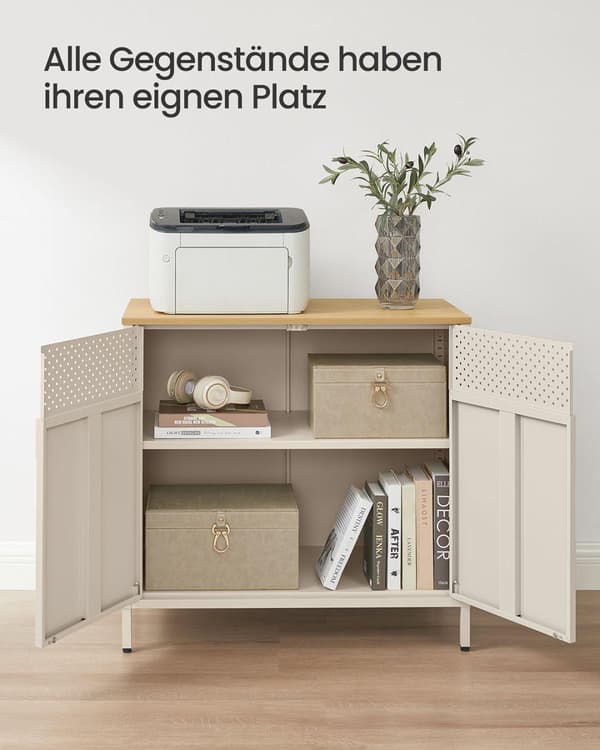 Förvaringsskåp, SONGMICS LSC102B01, 40x80x76 cm, Beige