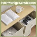 Miniatyrbillede 5 af 6: Kommode, SONGMICS, 30x56x93 cm, Creme Hvid