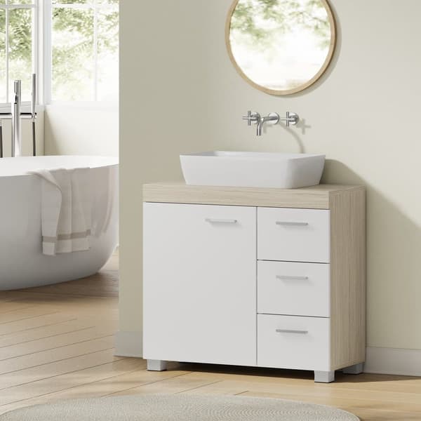 Under Sink Skåp, 30x70x64 cm, Vit