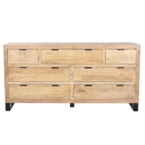 Byrå Home ESPRIT Brun Svart Alpino 180 x 45 x 91 cm