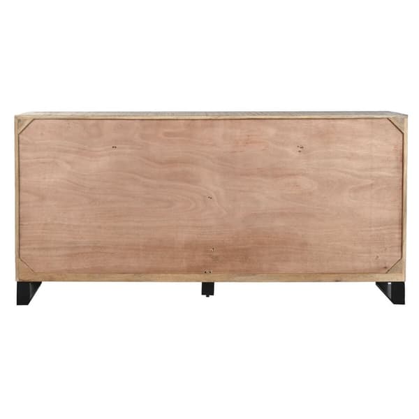 Byrå Home ESPRIT Brun Svart Alpino 180 x 45 x 91 cm