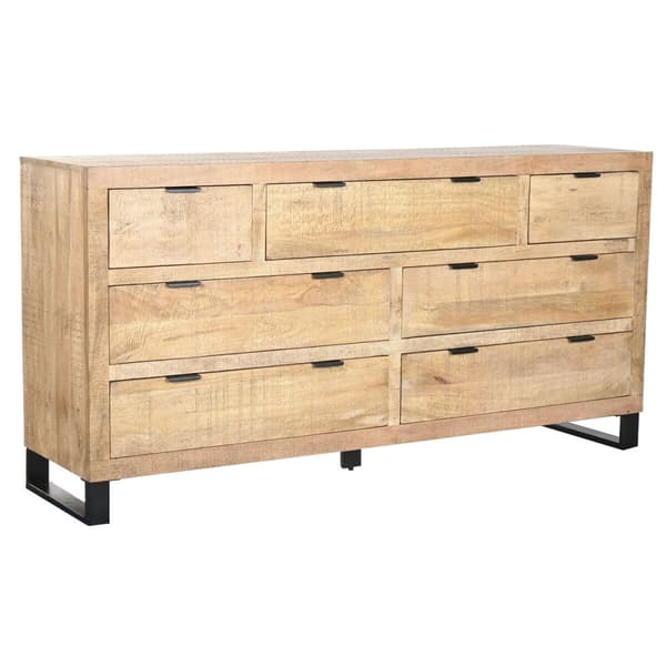 Byrå Home ESPRIT Brun Svart Alpino 180 x 45 x 91 cm