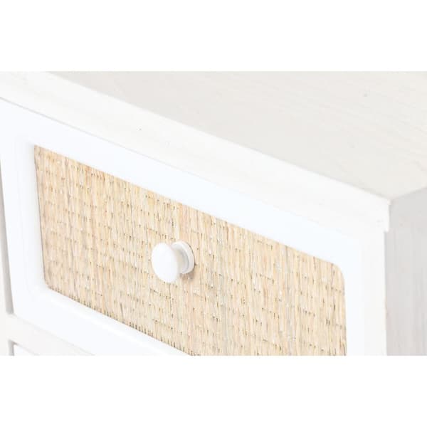 Kommode Home ESPRIT Hvid Cottage Afklædt 40 x 29 x 58 cm