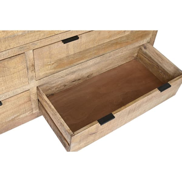 Kommode Home ESPRIT Brun Sort Alpino 180 x 45 x 91 cm