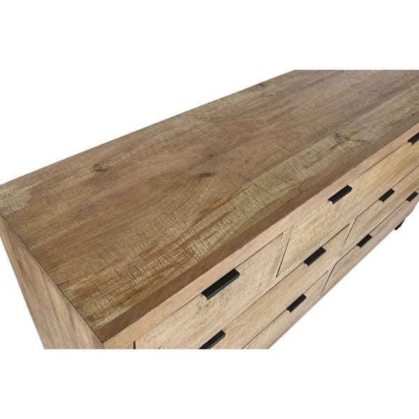 Kommode Home ESPRIT Brun Sort Alpino 180 x 45 x 91 cm