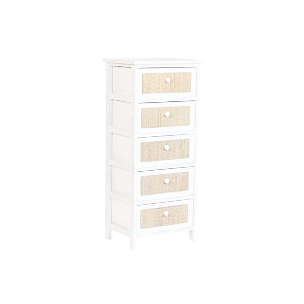 Kommode Home ESPRIT Hvid Cottage Afklædt 40 x 29 x 90 cm