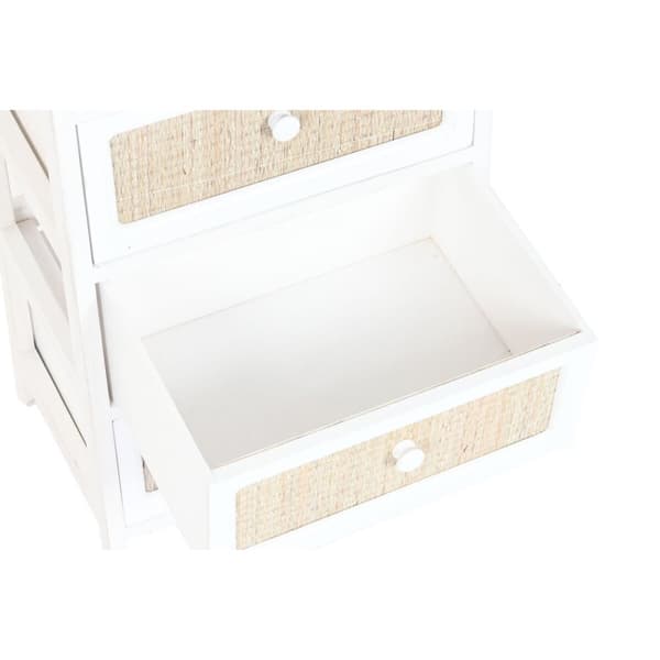 Kommode Home ESPRIT Hvid Cottage Afklædt 40 x 29 x 73 cm