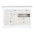 Miniatyrbilde 9 av 9: Kommode Home ESPRIT Hvit Slitt 115 x 40 x 80 cm