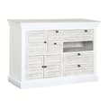 Miniatyrbilde 1 av 9: Kommode Home ESPRIT Hvit Slitt 115 x 40 x 80 cm