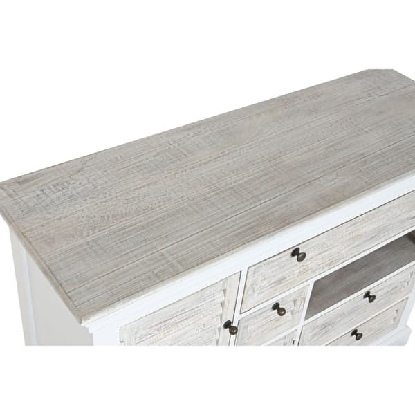 Lipasto Home ESPRIT Valkoinen Käytetty 115 x 40 x 80 cm