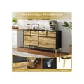 Miniatyrbild 4 av 6: L 150*L 40*H 78 cm, modern buffé med 8 lådor, svart och original träfärg