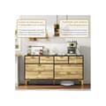 Miniatyrbild 5 av 6: L 150*L 40*H 78 cm, modern buffé med 8 lådor, svart och original träfärg