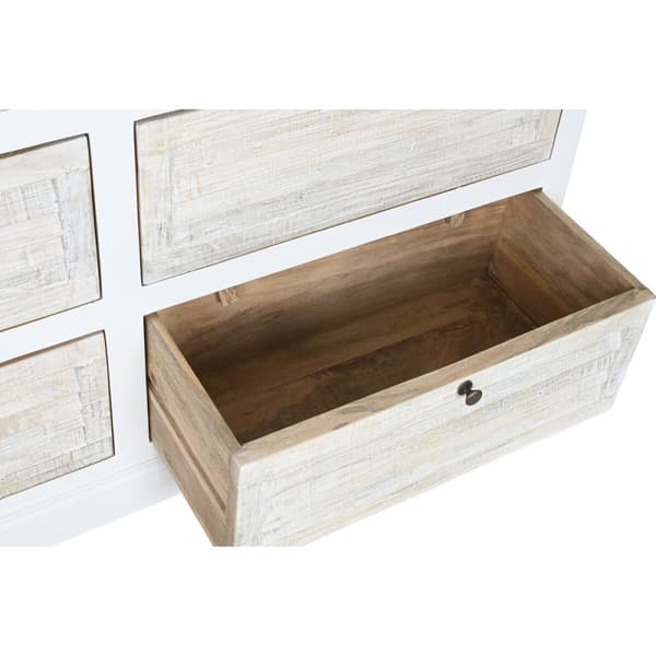 Kommode Home ESPRIT Hvid Natur 150 x 40 x 100 cm