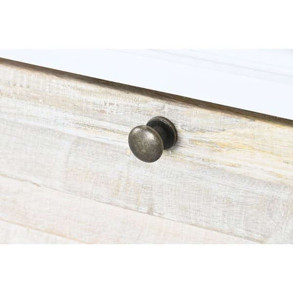 Kommode Home ESPRIT Hvid Natur 150 x 40 x 100 cm