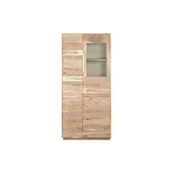 Esittelyteline Home ESPRIT Luonnollinen Akaasia 80 x 40 x 180 cm