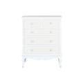 Miniatyrbillede 1 af 7: Kommode Home ESPRIT Hvid Beige Romantisk 80 x 42 x 105 cm