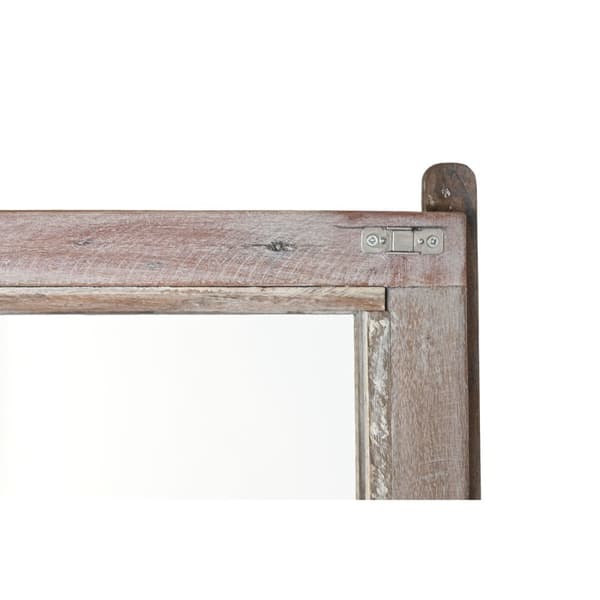 Skjermstativ Home ESPRIT Hvit Brun Resikulert Tre 100 x 40 x 180 cm