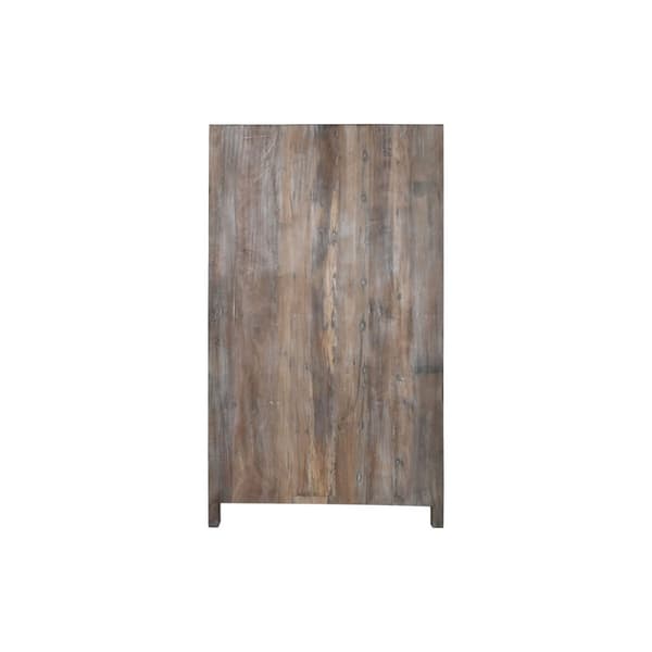 Skjermstativ Home ESPRIT Hvit Brun Resikulert Tre 100 x 40 x 180 cm