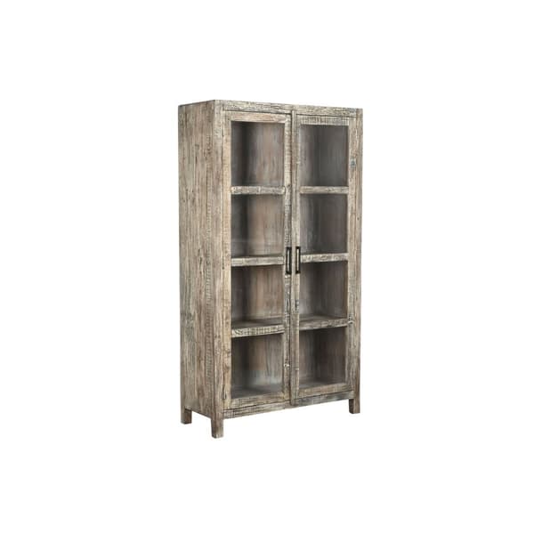 Skjermstativ Home ESPRIT Hvit Brun Resikulert Tre 100 x 40 x 180 cm