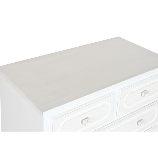 Lipasto Home ESPRIT Valkoinen Beige Romanttinen 80 x 42 x 105 cm
