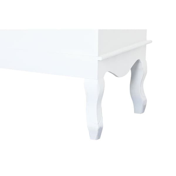 Lipasto Home ESPRIT Valkoinen Beige Romanttinen 80 x 42 x 105 cm