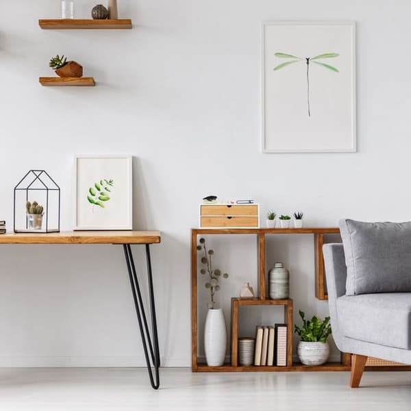 Relaxdays Låda med lådor, bambu och MDF, mini-byrå 2 fack, HxLxD: 14x33x21 cm, organisatör, natur/vit