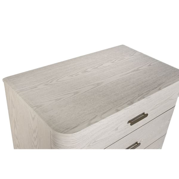 Kommode Home ESPRIT Lysegrå 80,6 x 48 x 112,5 cm
